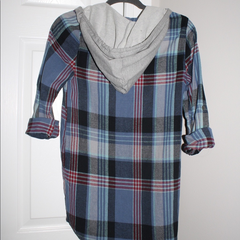 Women’s Hooded Flannel Shirt